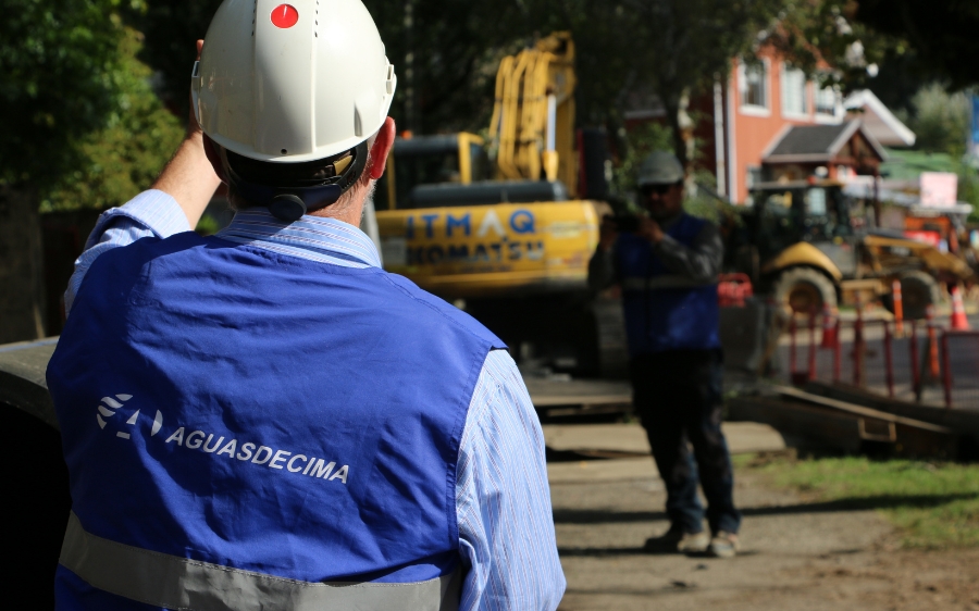 Aguas Décima trasladará redes de agua potable para permitir nuevas obras en General Lagos